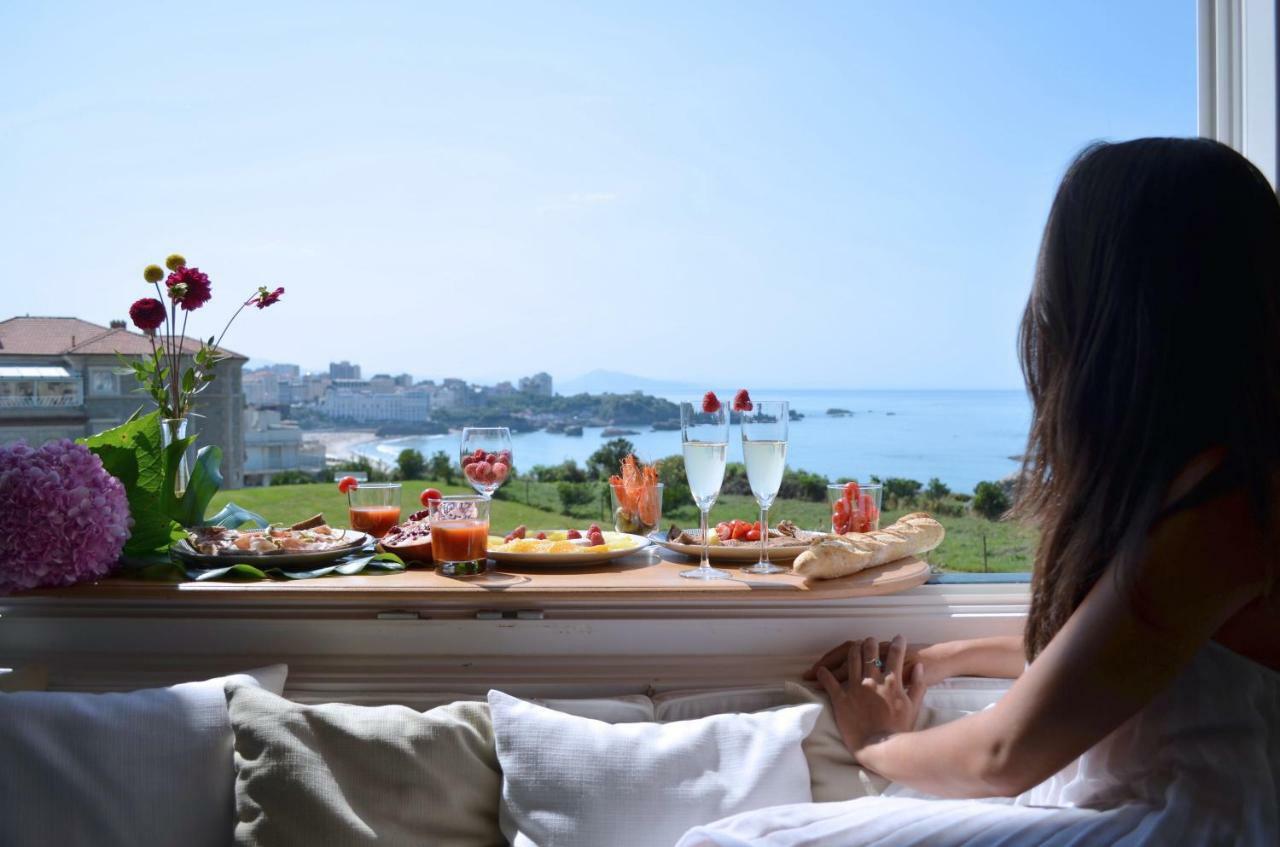 Le Sunset, Appartement Exceptionnel Ocean View - Phare - Au Calme Biarritz Buitenkant foto